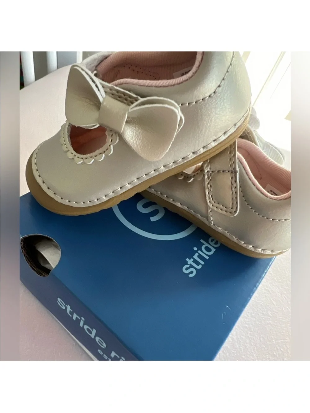 Stride Rite Girls-Toddler- Champagne-Soft Motion Makayla Mary Jane-NIB